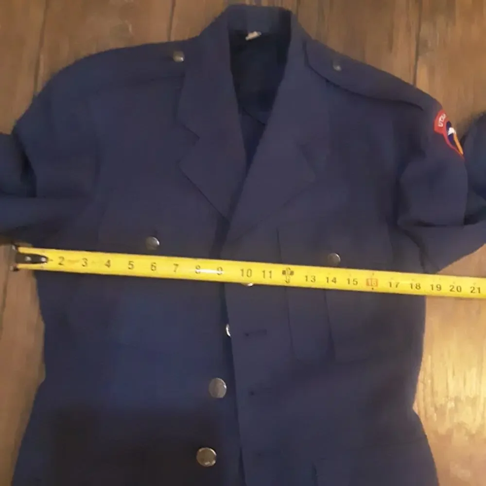 Civil‎ Air Patrol Utah Wing Jacket 37R USAF Style Dress Coat Uniform